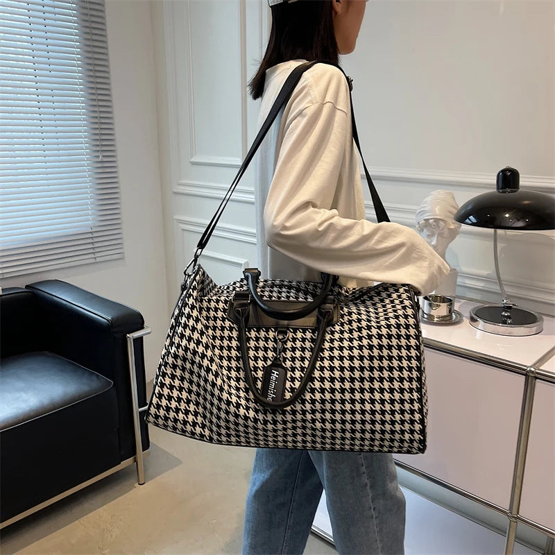 Sac weekend homme / Femme pas cher à décor géométrique Sac Weekend (GRAND)-Sac Weekend (PETIT)-ShopGET® 