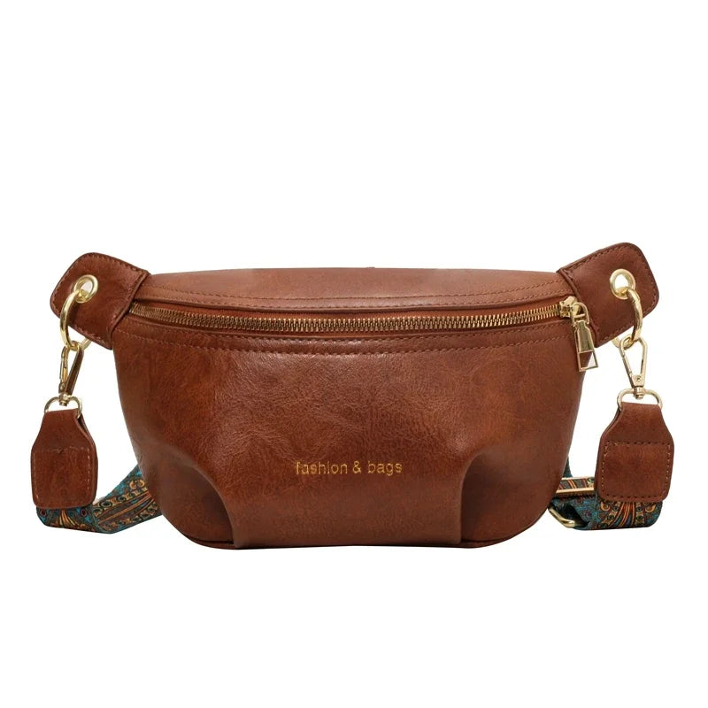 Sac banane femme cuir noir - ShopGET®
