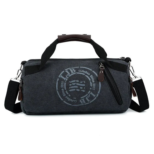Sac polochon voyage courte séjour Marron-Kaki-Noir-Bleu-Vert-ShopGET® 