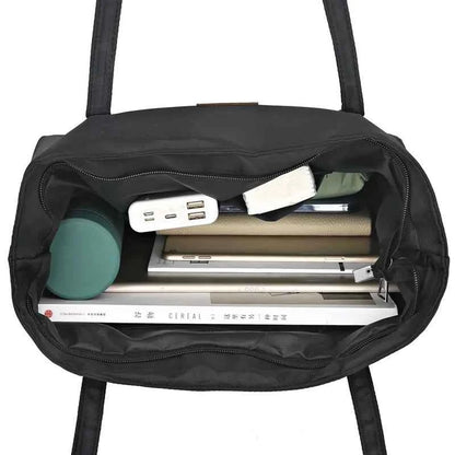 Sac cabas femme bleu Waterproof Vert / 34x11x28cm-Bleu / 34x11x28cm-Pourpre / 34x11x28cm-Noir / 34x11x28cm-ShopGET® 
