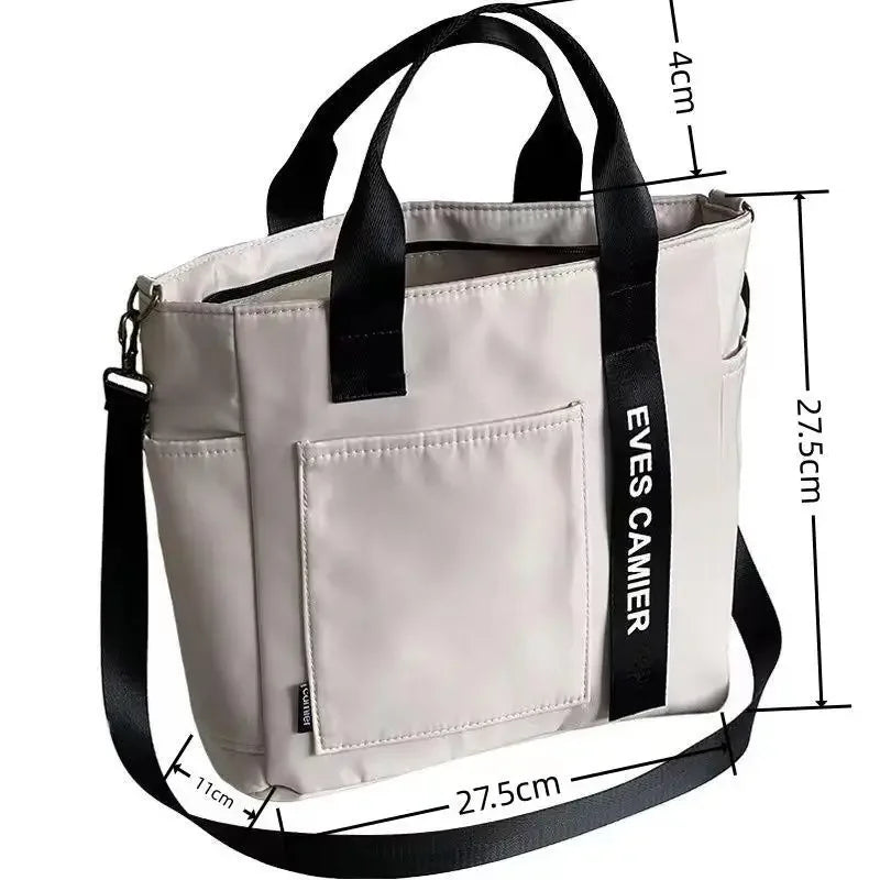 sac cabas tissu noir et blanc Vert-Beige-Bleu-Noir-ShopGET® 