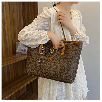 Sac cabas femme voyage de luxe Marron / 44x29x13cm / Offerte-Blanc / 44x29x13cm / Offerte-ShopGET® 