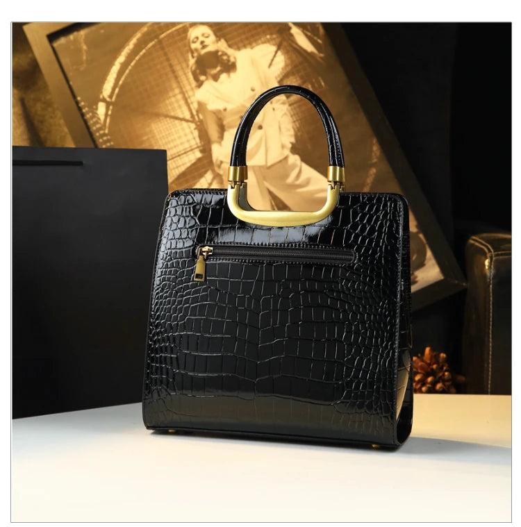 Sac cabas femme vsl BX54 Noir-Burgundy-ShopGET® 