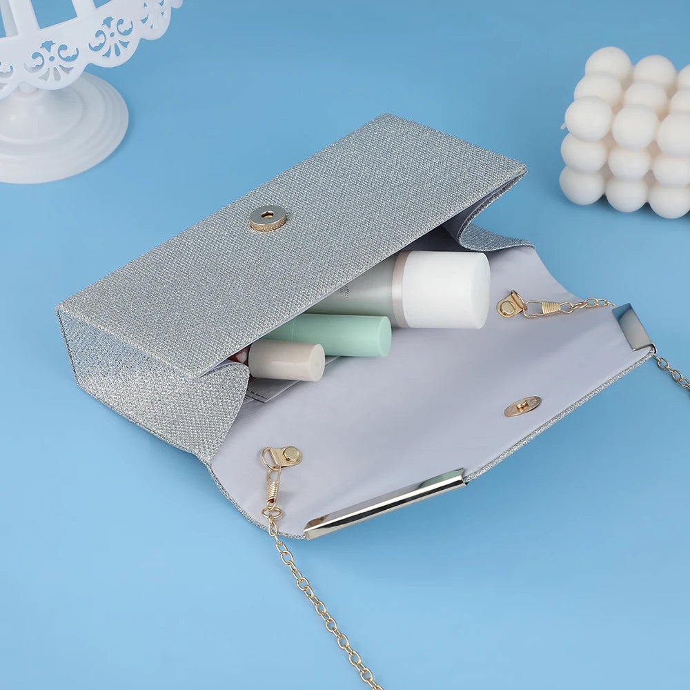 Pochette femme mariage pas cher original Argent-ShopGET® 