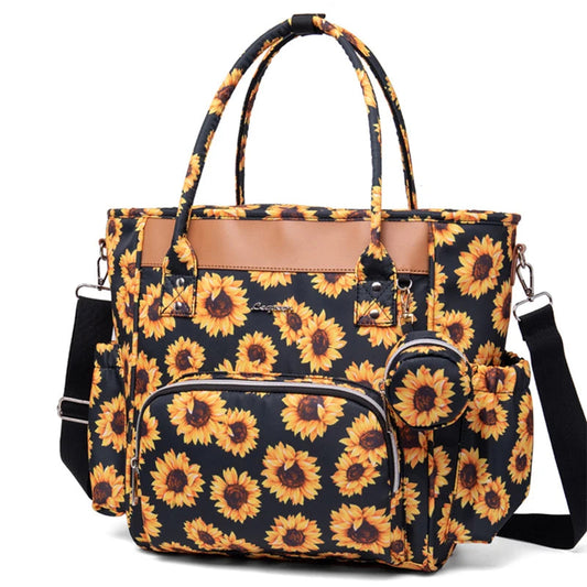 Sac cabas fourre-tout décor tournesol - ShopGET®