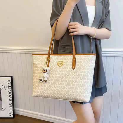 Sac cabas femme voyage de luxe Marron / 44x29x13cm / Offerte-Blanc / 44x29x13cm / Offerte-ShopGET® 