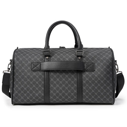 Sac weekend femme voyage confortable en cuir Noir-ShopGET® 