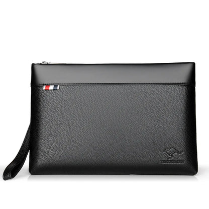 Pochette homme marque de luxe kangourou Noir-L-Noir-S-Marron-L-Marron-S-ShopGET® 