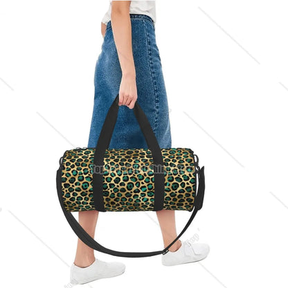 Sac polochon zebra léopard Léopard 45 x 23 cm-ShopGET® 