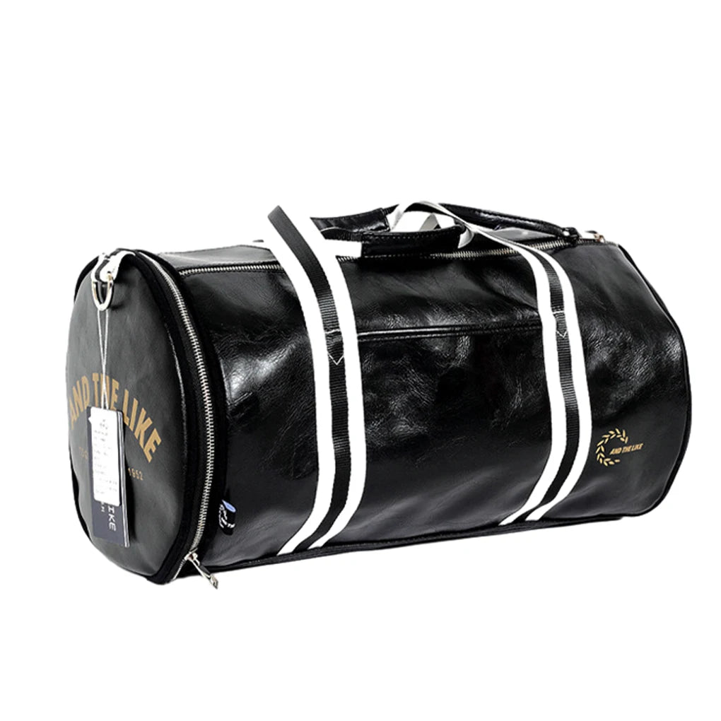 Sac polochon homme cuir Azure vert / 45 x 25 x 25 cm-Noir Blanc / 45 x 25 x 25 cm-Bordeau / 45 x 25 x 25 cm-Noir / 45 x 25 x 25 cm-Noir Jaune / 45 x 25 x 25 cm-Vert / 45 x 25 x 25 cm-Rouge / 45 x 25 x 25 cm-ShopGET® 