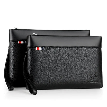 Pochette homme marque de luxe kangourou Noir-L-Noir-S-Marron-L-Marron-S-ShopGET® 