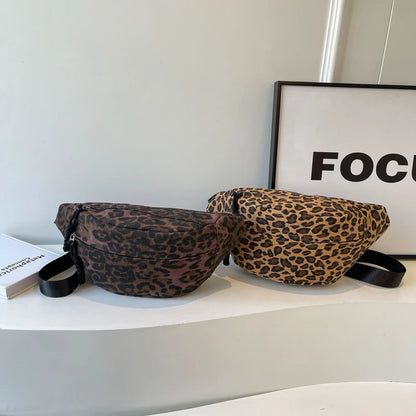 Sac banane bandoulière léopard