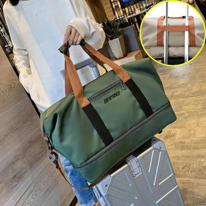 Sac weekend homme magnifique et coloré Kaki-Bleu-Gris-Noir-Vert-Rose-Jaune-Rouge-Bleu Feuille-ShopGET® 
