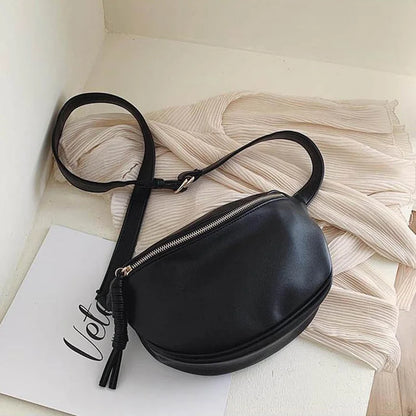 Sac banane en cuir camel