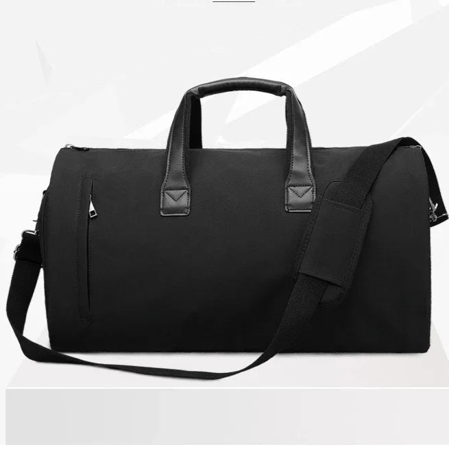 Grand sac weekend à bandoulière Gris-Noir-Gris Sombre-ShopGET® 