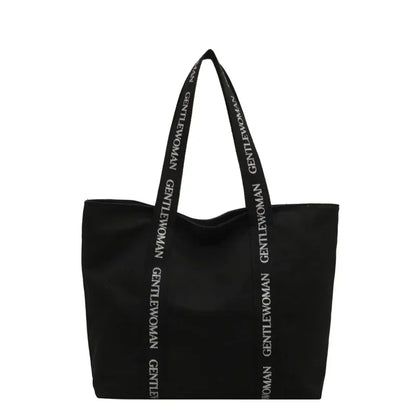 sac cabas tissu femme Noir-Beige-ShopGET® 