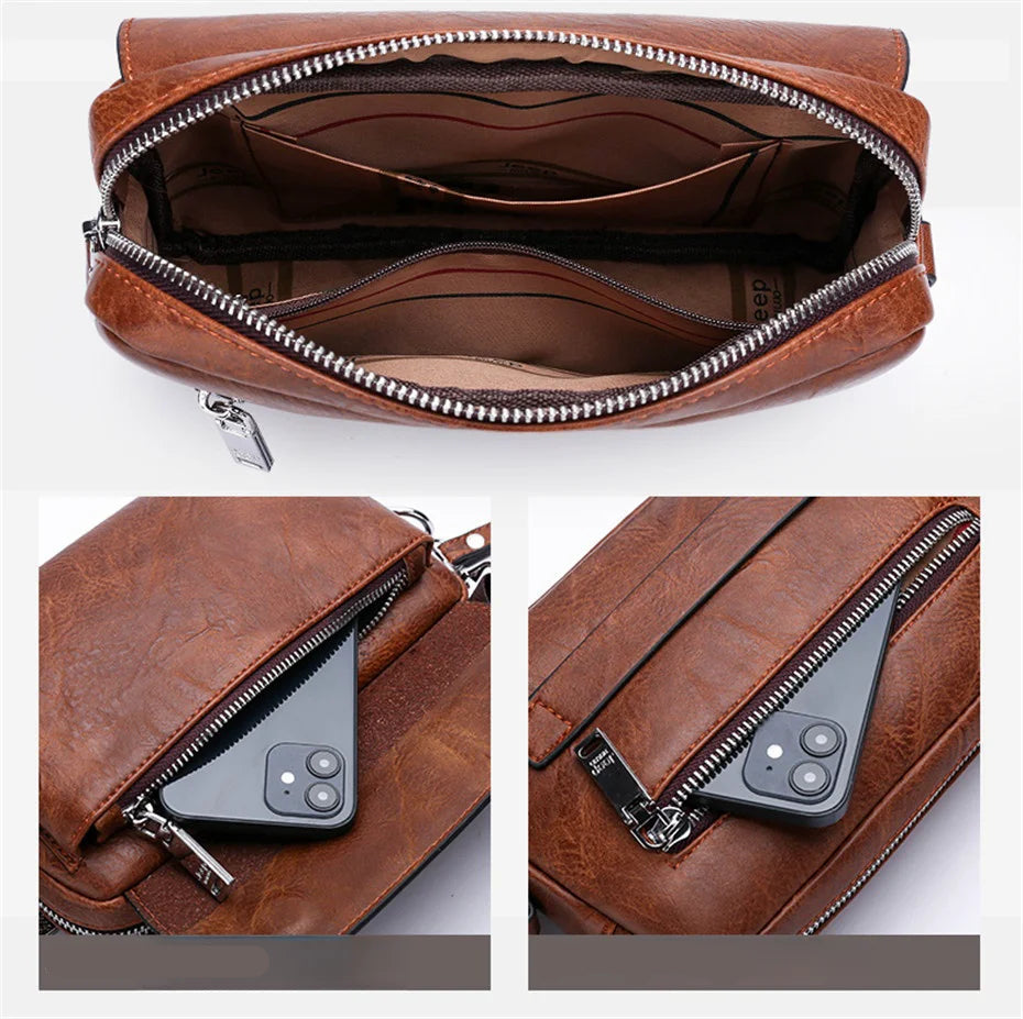 Grande trousse de toilette homme à bandoulière - ShopGET®
