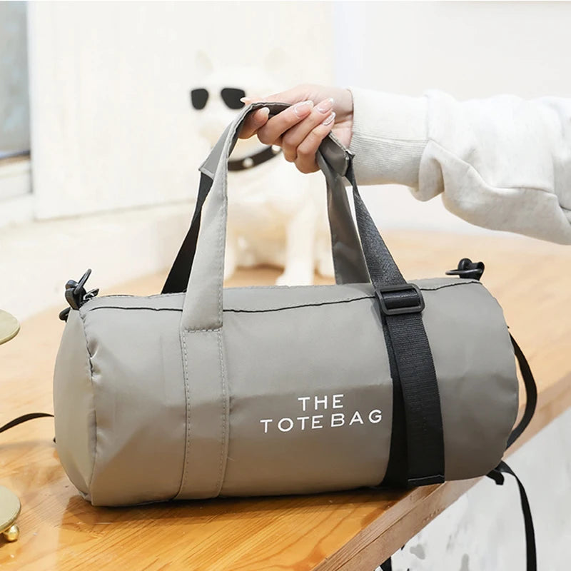 Sac polochon the tote bag Noir-Gris-Vert-ShopGET® 