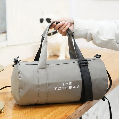 Sac polochon the tote bag Noir-Gris-Vert-ShopGET® 