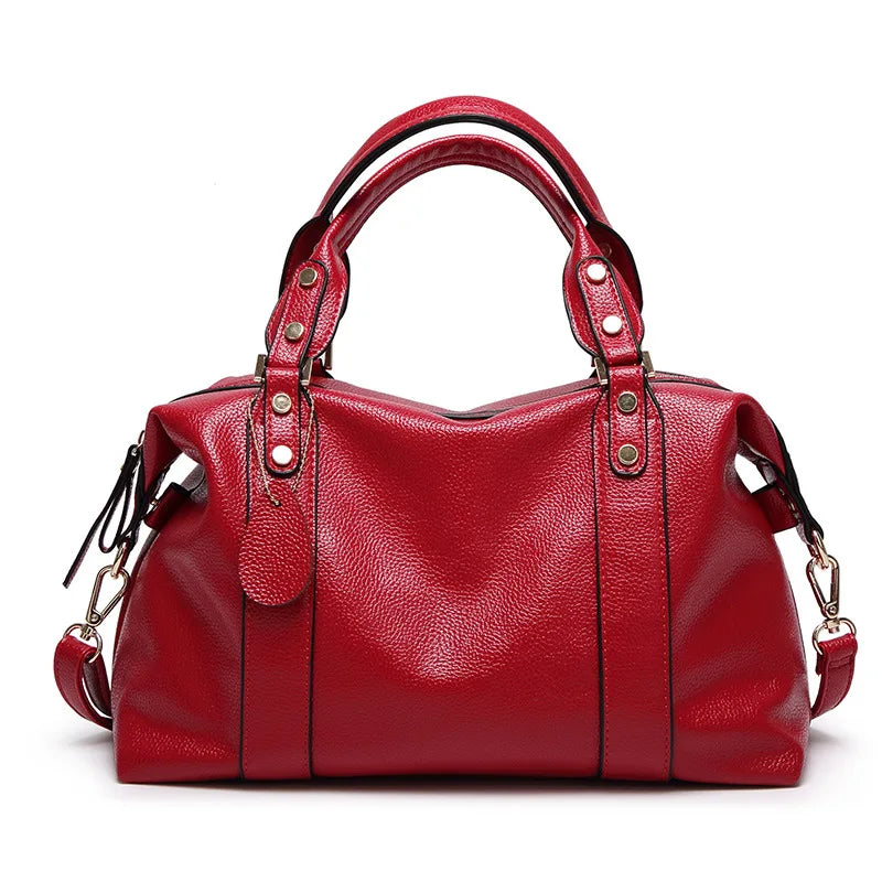 Sac cabas noir à fermeture premium Rouge-Noir-Gris-Bleu-ShopGET® 