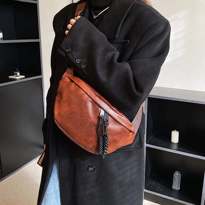 Patron sac banane en cuir pour femme