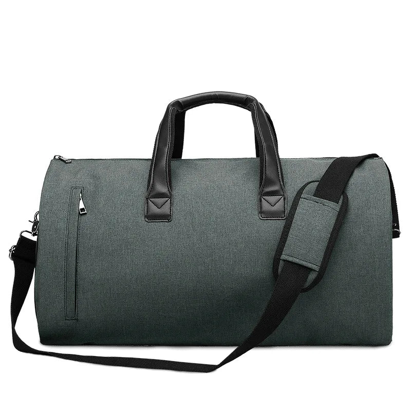 Grand sac weekend à bandoulière Gris-Noir-Gris Sombre-ShopGET® 