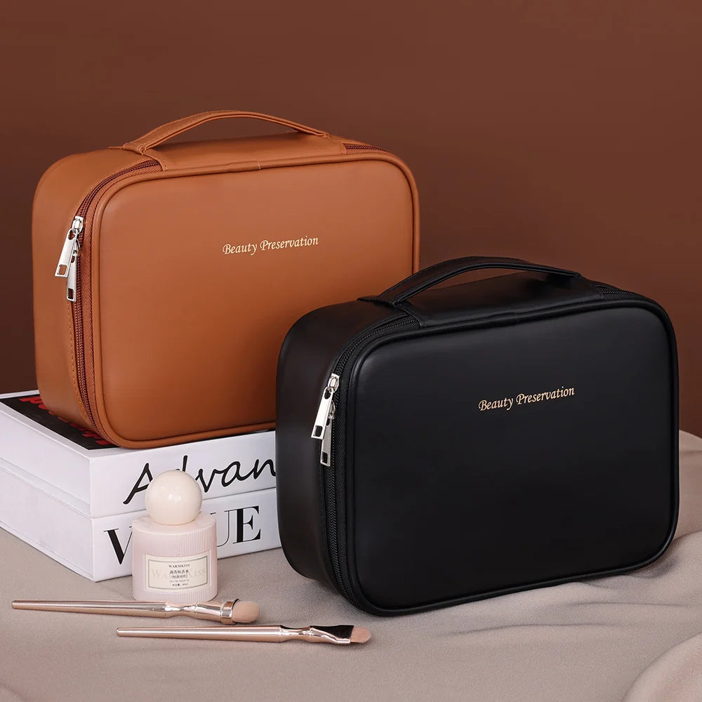 Trousse maquillage cuir femme - ShopGET®