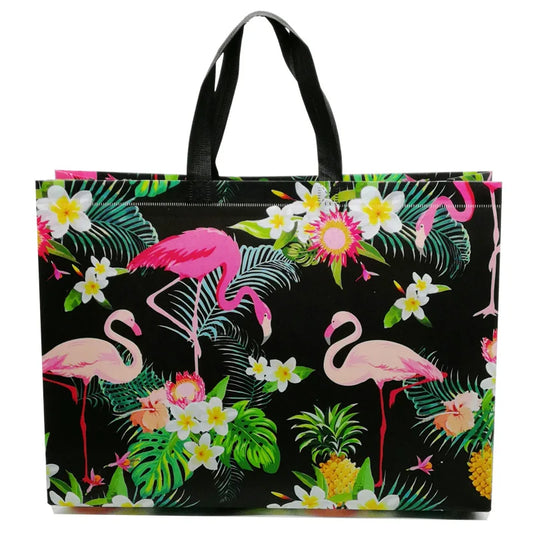Sac shopping femme Noir / 27x32x10cm-Noir / 30x40x10cm-Noir / 33x45x12cm-ShopGET® 