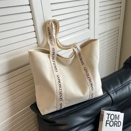 sac cabas tissu femme Noir-Beige-ShopGET® 