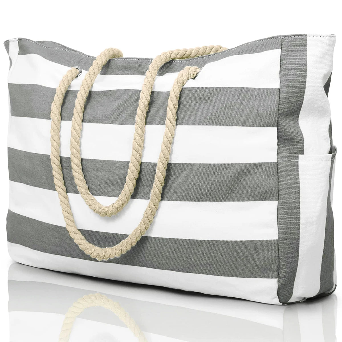 Sac de courses avec fermeture Noir-Bleu-Gris-Vert-Jaune-Azure-Matcha-ShopGET® 