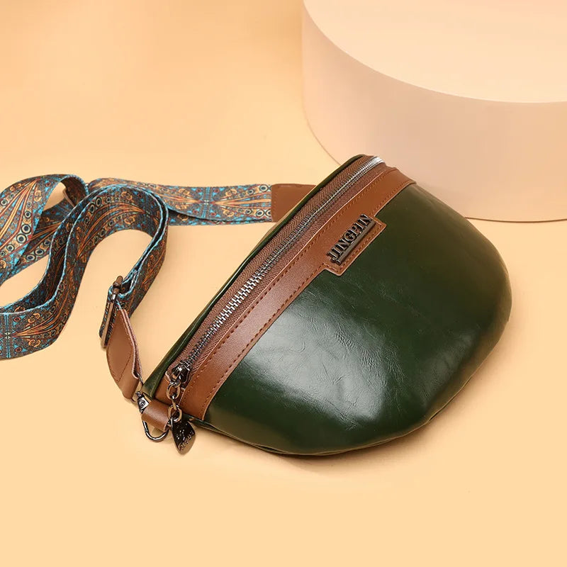 Sac banane femme cuir brillant - ShopGET®