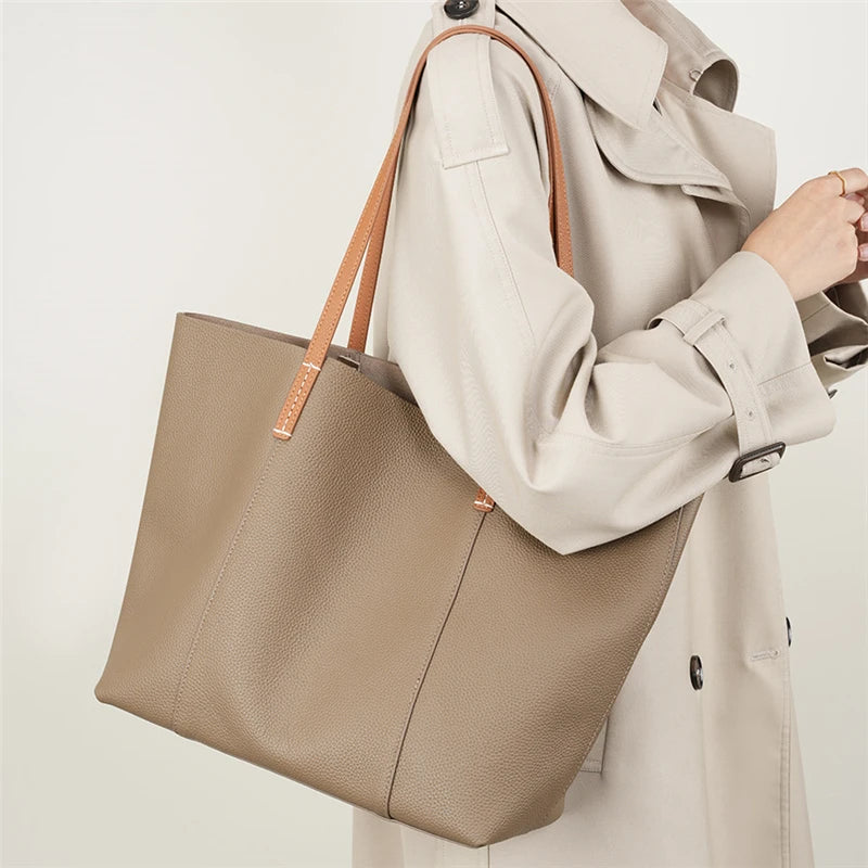 Sac cabas noir Elfort Blanc-Noir-Gris-ShopGET® 