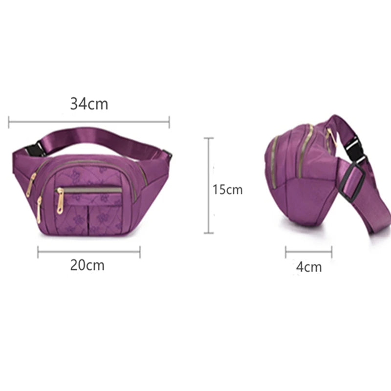 Sac banane femme en tissu solide - ShopGET®