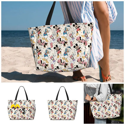 Sac weekend femme disney de couleur rose A-B-C-D-E-F-G-ShopGET® 