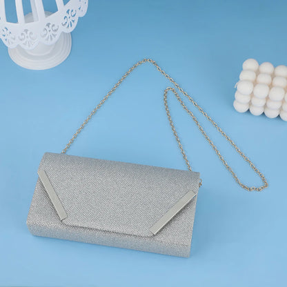 Pochette femme mariage pas cher original Argent-ShopGET® 
