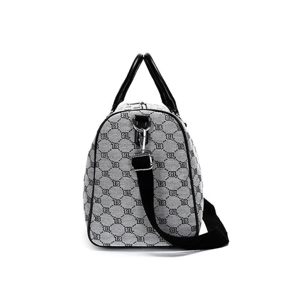 Sac weekend homme tendance Marron-Noir-ShopGET® 